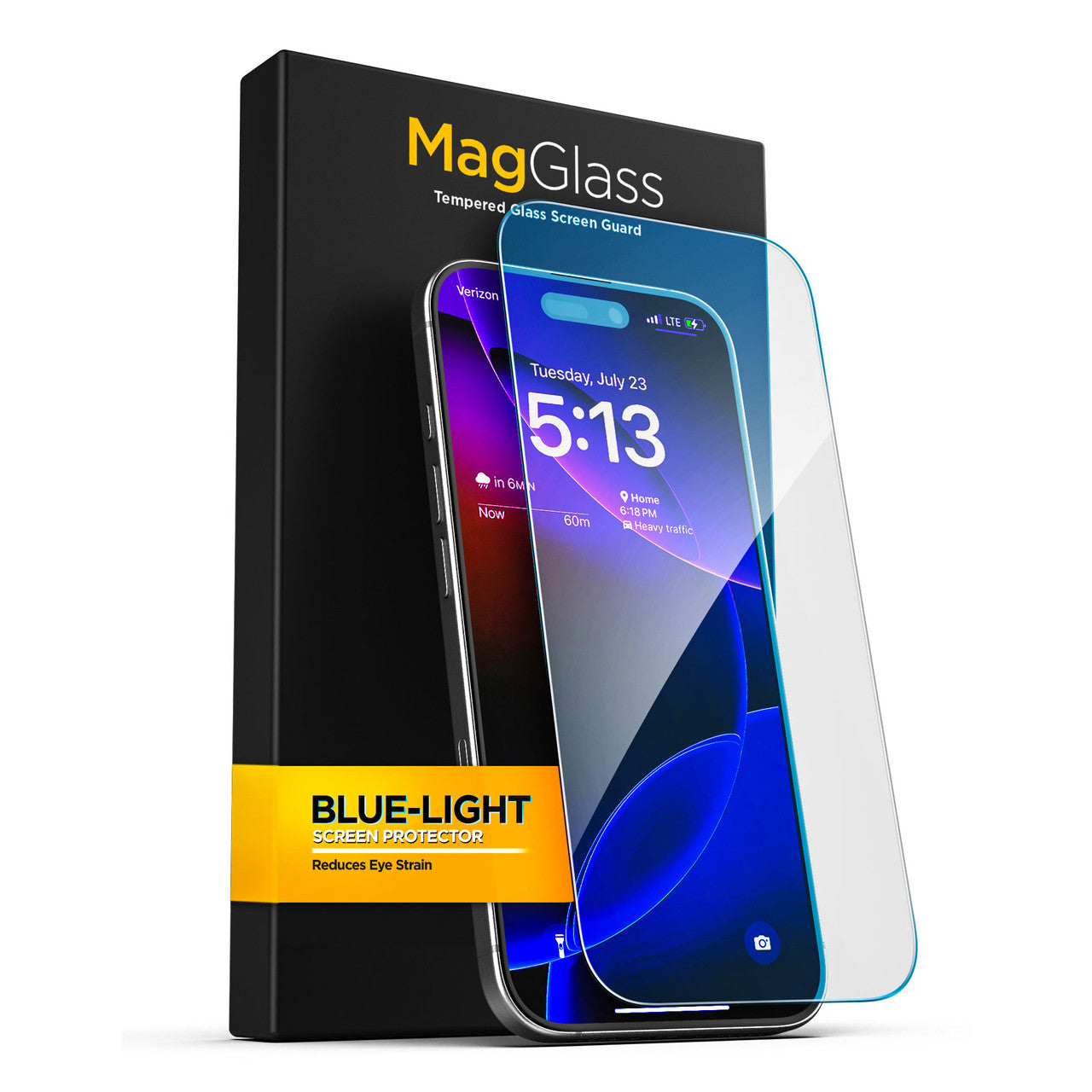 Encased MagGlass Blue Light Screen Protector iPhone 16 Plus - Clear