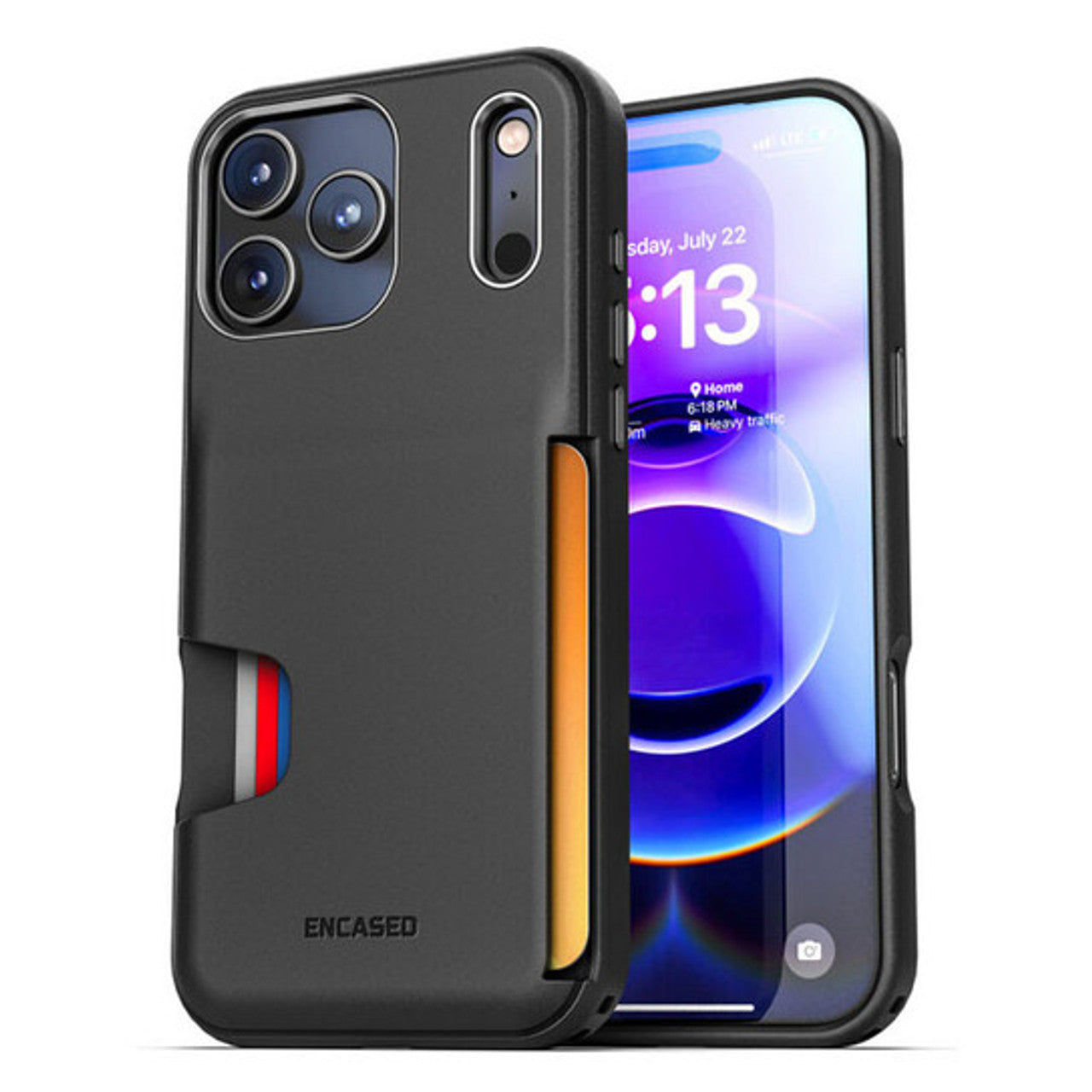 Encased Cache Cell Wallet Case iPhone 17 Pro - Black