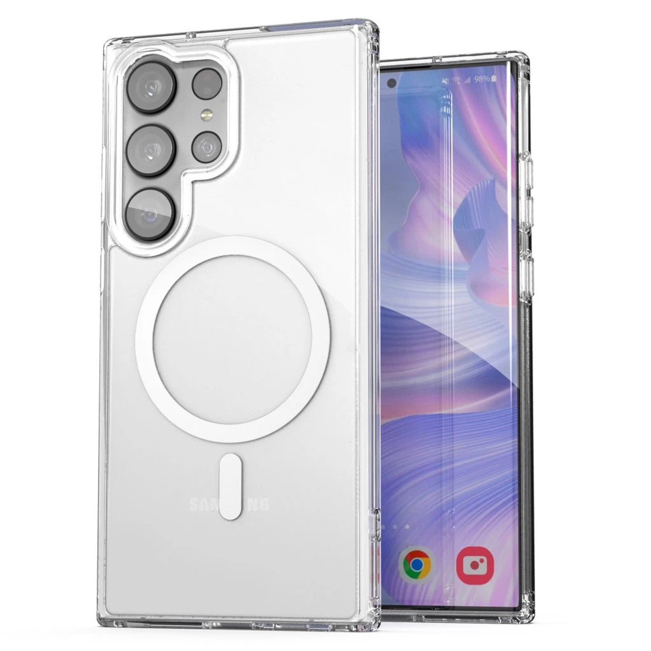 Encased Clear Magsafe Case Samsung Galaxy S23 Ultra - Clear