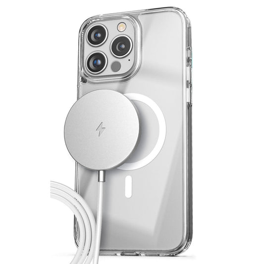 Encased Clear Case with Portable MagSafe Charger iPhone 15 Pro - Clear