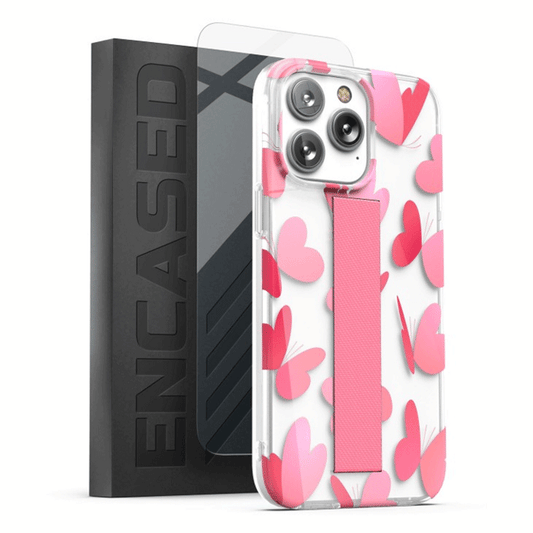 Encased Loop Case with Screen Protector iPhone 14 Pro - Heart Butterfly
