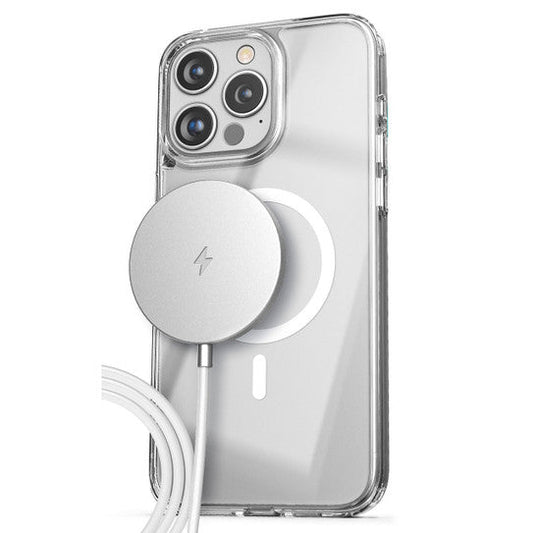 Encased Clear Case with Portable MagSafe Charger iPhone 15 Pro Max - Clear