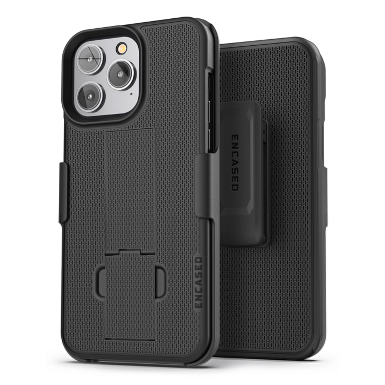 Encased Duraclip with Belt Clip Holster iPhone 14 Pro Max - Black