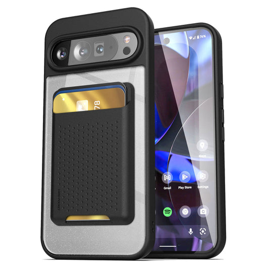 Encased Clear MagSafe Case Google Pixel 9 Pro XL with Magsafe Wallet - Clear