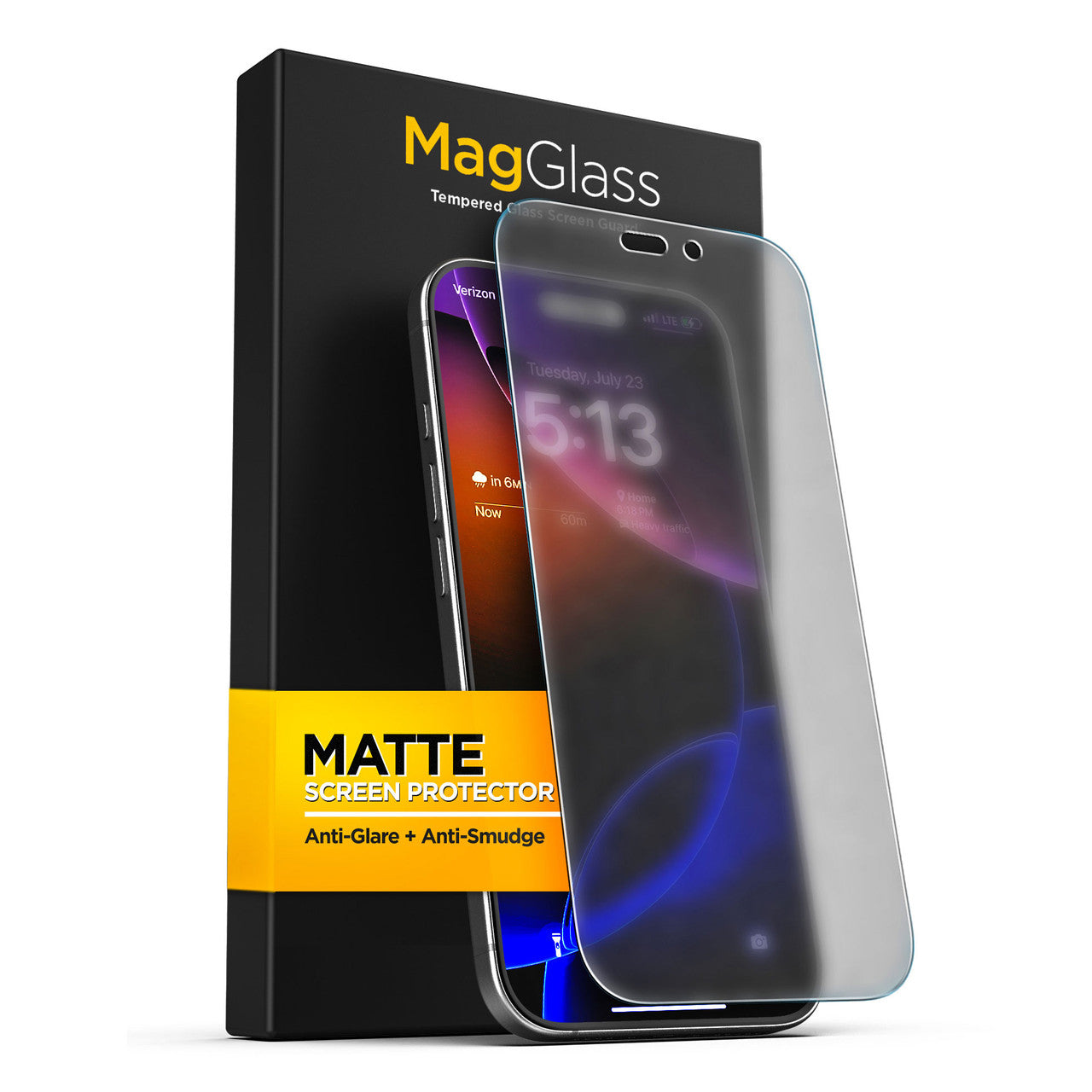 Encased MagGlass Matte Screen Protector iPhone 16 Plus - Clear
