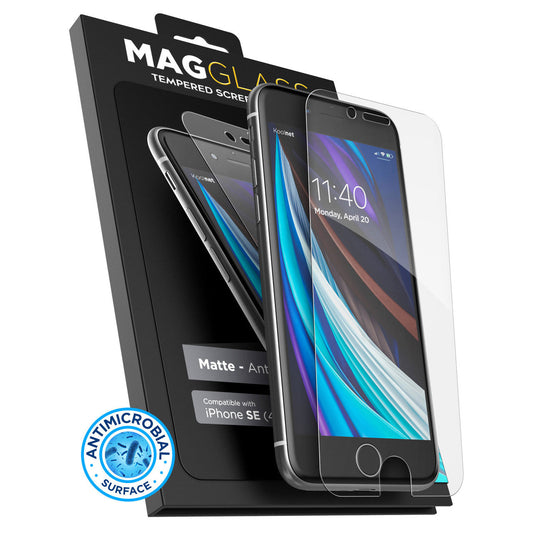 Encased Antimicrobial MagGlass Matte iPhone SE 2022/2020