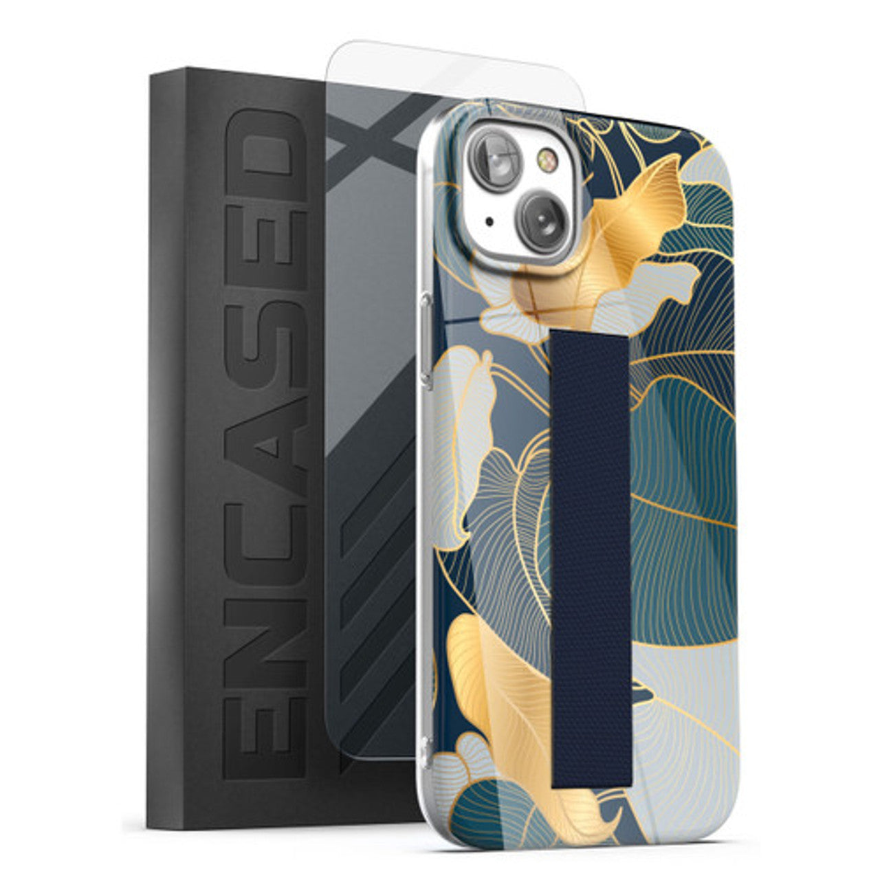 Encased Loop Case with Screen Protector iPhone 14 - Gold Leaf
