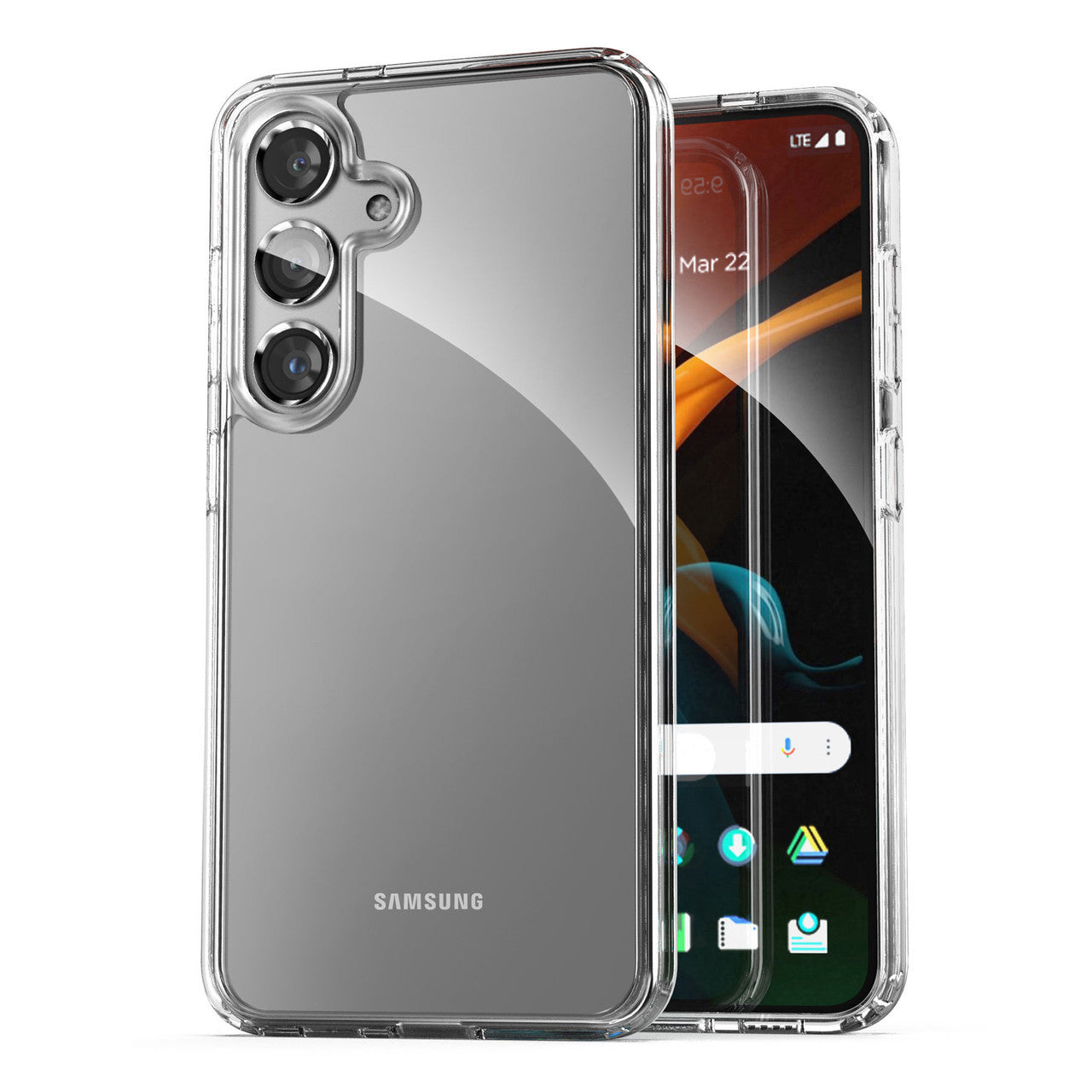 Encased Clear Back Case Samsung Galaxy S24 - Clear