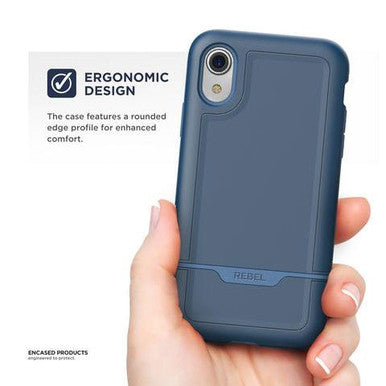 Encased Rebel Case iPhone XR - Blue