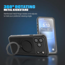 Encased Waterproof with Magnetic Kickstand Case iPhone 18 Pro - Black