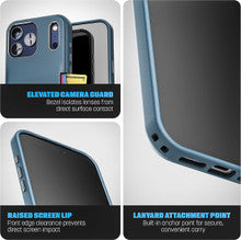 Encased Cache with Built-in Card Holder Slot Case iPhone 18 Pro - Blue