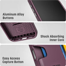 Encased Cache with Built-in Card Holder Slot Case iPhone 18 Pro - Burgundy