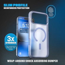 Encased 2-in-1 with Magnetic Phone Grip Holder Case iPhone 18 Pro Max - Light Blue