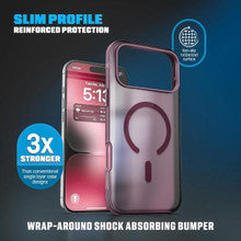 Encased 2-in-1 with Magnetic Phone Grip Holder Case iPhone 18 Pro Max - Dark Cherry