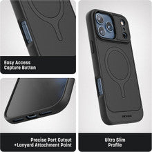 Encased Thin Armor Wallet Case iPhone 18 Pro - Black