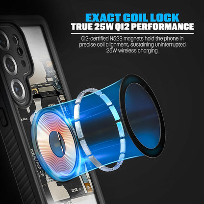 Encased Titan Waterproof Case Samsung Galaxy S26 Ultra - Clear/Black