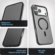 Encased 2-in-1 with Magnetic Phone Grip Holder Case iPhone 18 Pro - Black