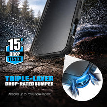 Encased Falcon Case iPhone 18 Pro - Black