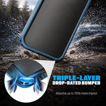 Encased Cache with Built-in Card Holder Slot Case iPhone 18 Pro - Blue