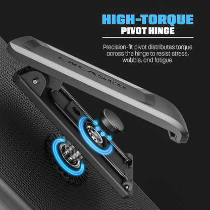 Encased Titan Waterproof Case Samsung Galaxy S26 Ultra with Belt Clip Holster - Clear/Black
