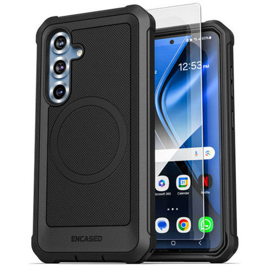 Encased Falcon Case Samsung Galaxy S25 - Black