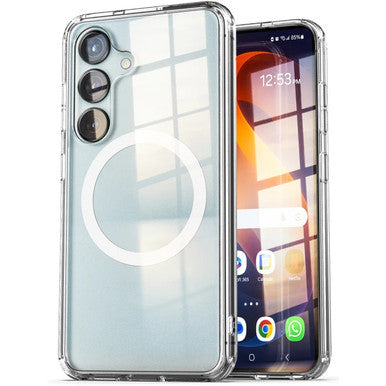Encased Clearback Case Samsung Galaxy S26+ Plus with Belt Clip Holster - Clear