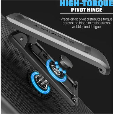 Encased Challenger Case Samsung Galaxy S26+ Plus with Belt Clip Holster - Black