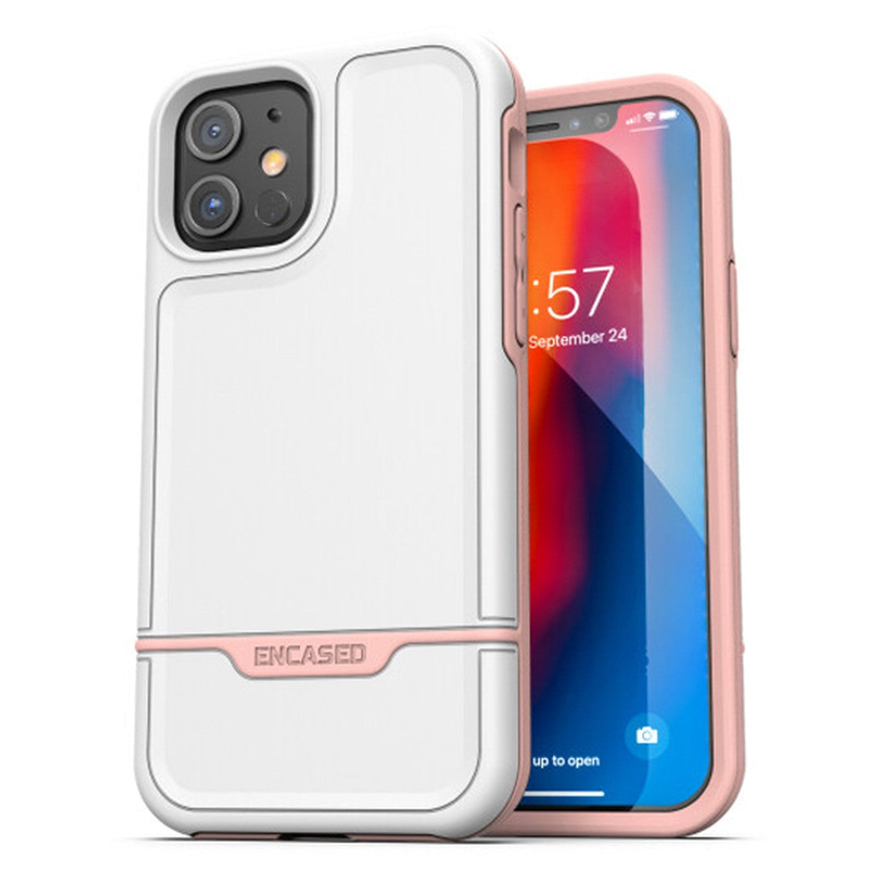 Encased Rebel Case iPhone 12/12 Pro - Pink