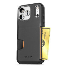Encased Cache with Built-in Card Holder Slot Case iPhone 18 Pro - Black